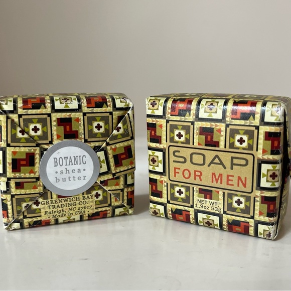 NWT GREENWICH Bay Trading Co. SOAP FOR MEN Botanical Shea Butter Bundle Gift - Picture 1 of 5
